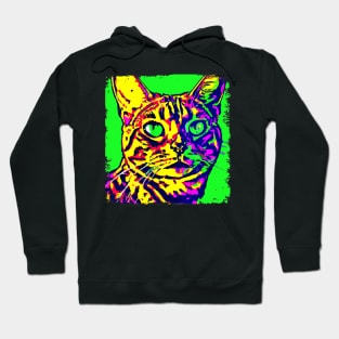 Toyger Pop Art - Cat Lover Gift Hoodie